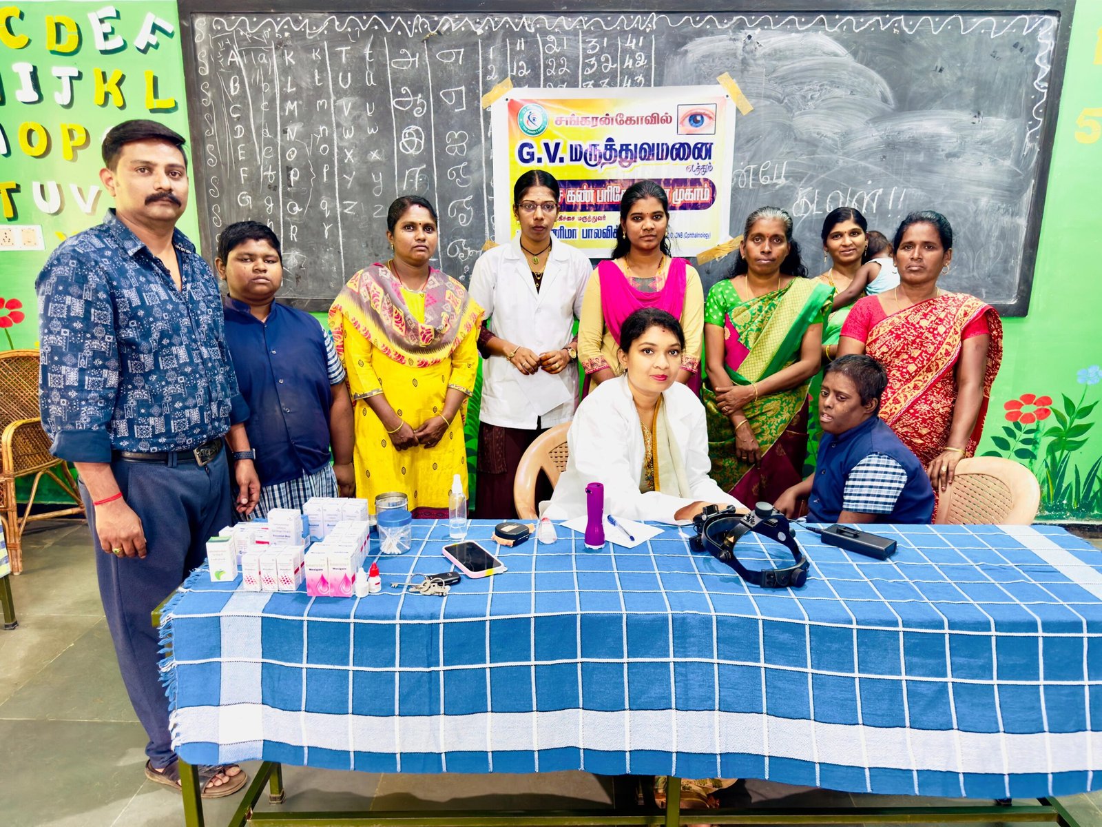 சங்கரன்கோவிலில் இலவச கண் பரிசோதனை