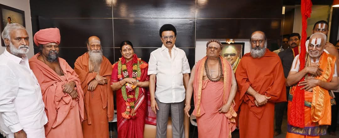 தமிழக முதல்வருக்கு ஆதீனங்கள் பிறந்தநாள் வாழ்த்து