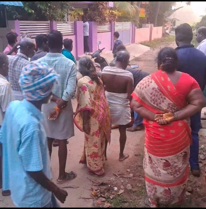 பெண்ணுக்கு 15 இடங்களில் கத்திக் குத்து, உயிர் ஆபத்தான நிலையில் தஞ்சை அரசு மருத்துவமனைக்கு கொண்டு செல்லப்பட்டுள்ளார்